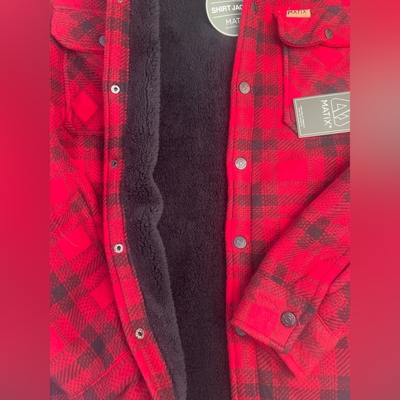 Matix Sherpa Lined Fleece Jacket with Hood - Picture 3 of 5